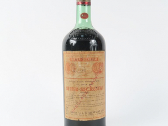 Vente aux enchères 1 VIEILLE BOUTEILLE BITTER SECRESTAT - CAPS ÉTAIN