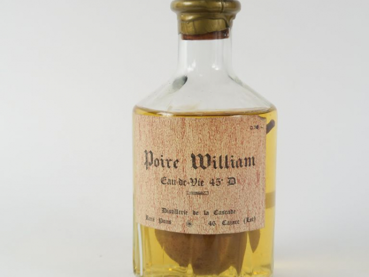 1 BOUTEILLE EAU DE VIE DE POIRE WILLIAM DISTILLERIE DE LA CASCADE 45°