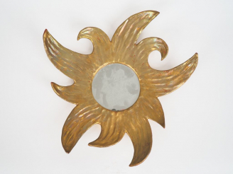 Vente aux enchères LEJARDY.  "le miroir de la petite fée". Céramique et verre, signée au 