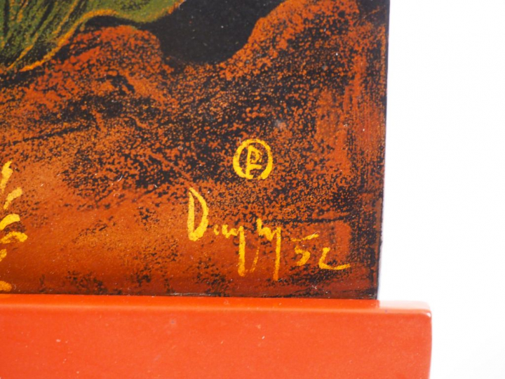 TRAN PHUC DUYEN (1923-1993), Ecole des beaux-arts de Hanoi  Panneau en