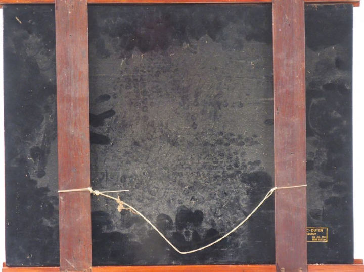 TRAN PHUC DUYEN (1923-1993), Ecole des beaux-arts de Hanoi  Panneau en