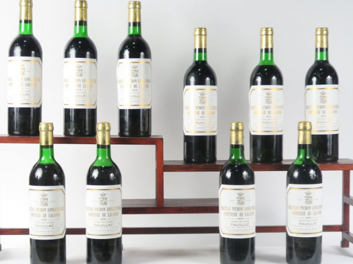 10 BOUTEILLES CHÂTEAU PICHON LONGUEVILLE COMTESSE DE LALANDE GCC PAUIL