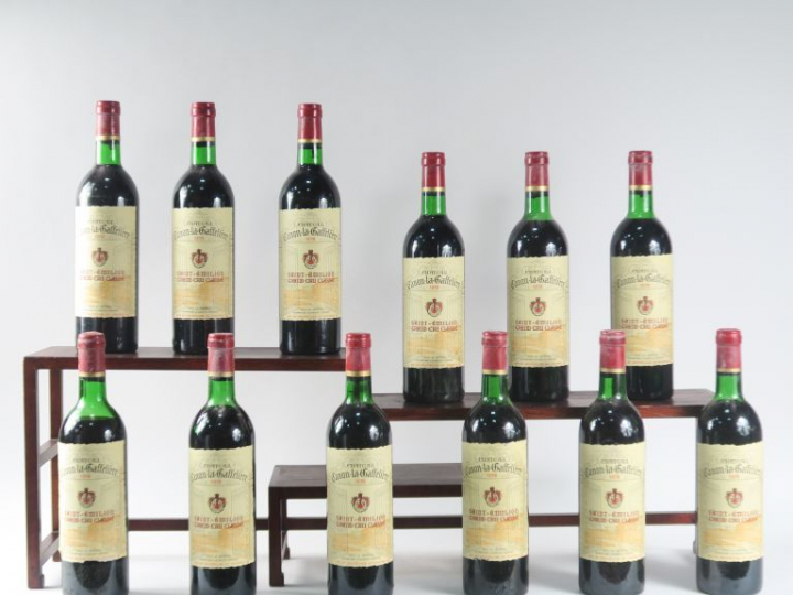 12 BOUTEILLES CHÂTEAU CANON LA GAFFELIERE GCC ST EMILION - 1978 - CBO 