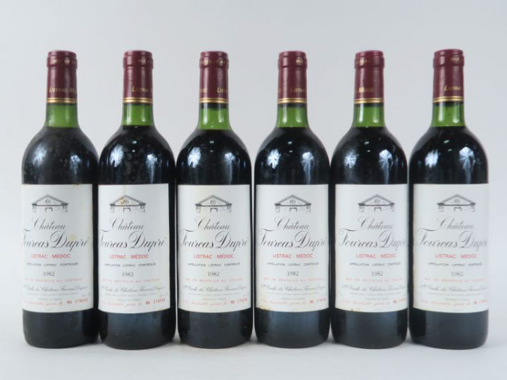 6 BOUTEILLES CHÂTEAU FOURCAS DUPRÉ LISTRAC MEDOC - 1982 - BG