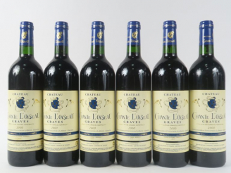 Vente aux enchères 6 BOUTEILLES CHÂTEAU CHANTE L'OISEAU GRAVES - 2000