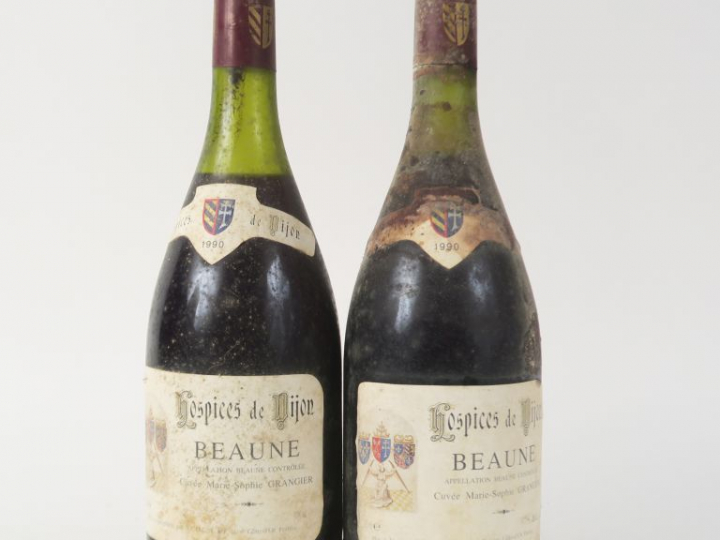 2 BOUTEILLES BEAUNE 'CUVÉE MARIE SOPHIE GRANGIER' HOSPICES DE DIJON - 