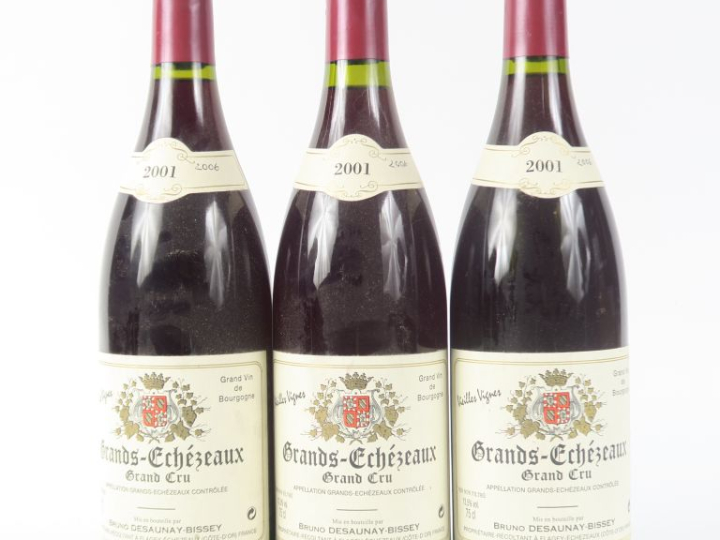 3 BOUTEILLES GRANDS ECHEZEAUX 'VIEILLES VIGNES' BRUNO DESAUNAY BISSEY 