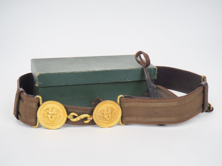 Ceinturon français de grande tenue modèle 1931 avec double boucle rond