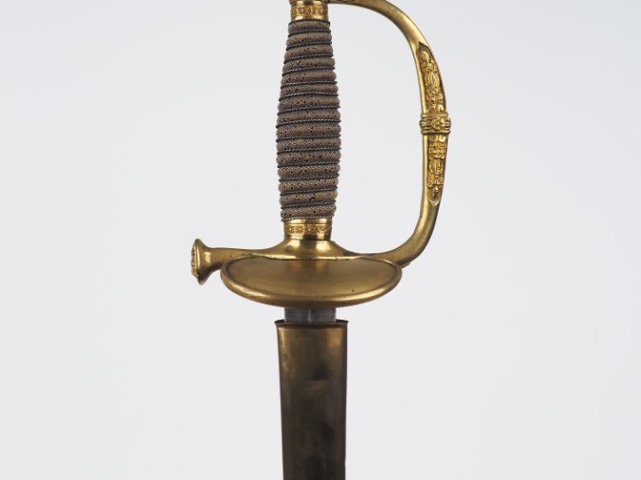 Epée d’officier Etat Major (Louis Philippe ?) – lame droite à 4 pans b