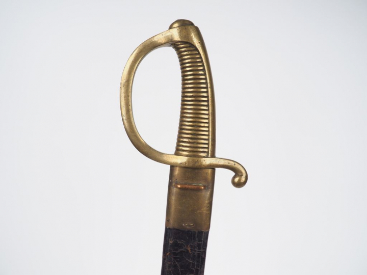 Sabre briquet d’infanterie modèle an XI, lame datée janvier 1814, manu