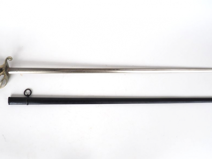 Sabre Mod. 1882 d’officier d’Infanterie – Lame droite de section lenti