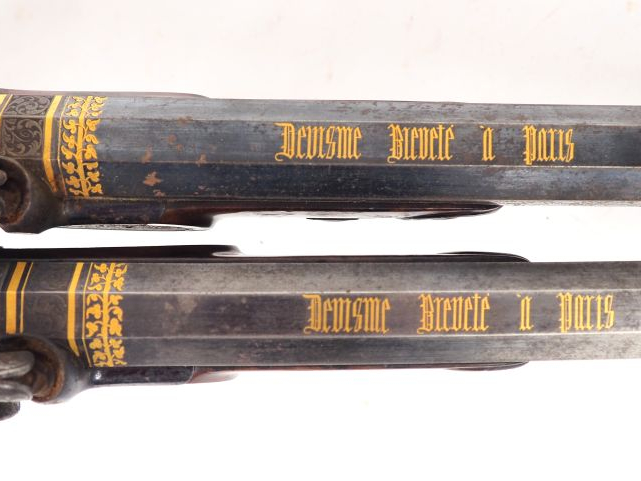 Coffret de tir ou de duel par la prestigieuse Maison "Devisme à Paris"