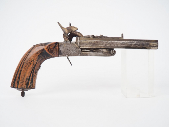 Pistolet double à coffre en calibre 12 mm à broche – canons octogonaux