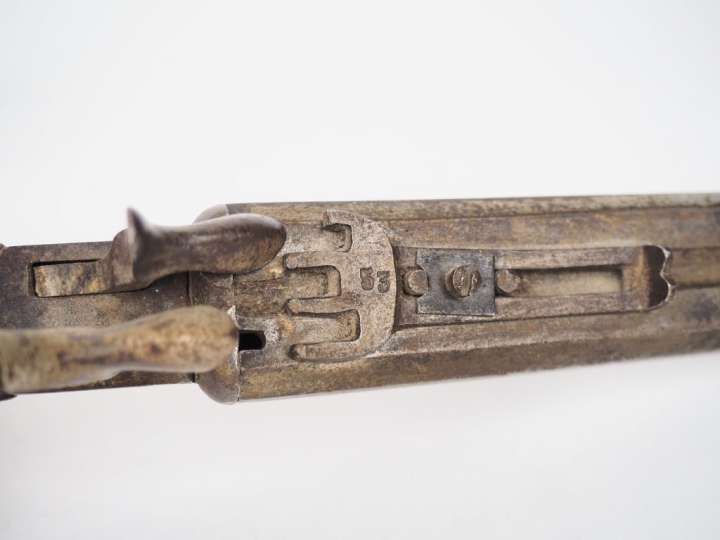 Pistolet double à coffre en calibre 12 mm à broche – canons octogonaux