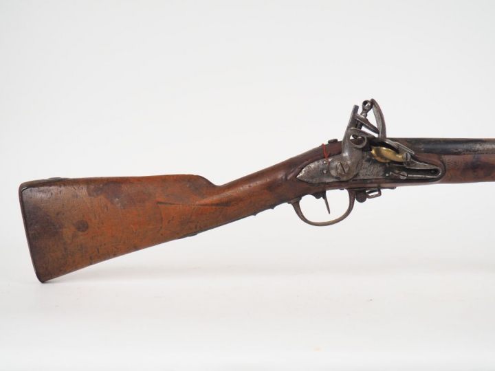 Fusil à silex réglementaire Français, platine signée « Manufacture Imp