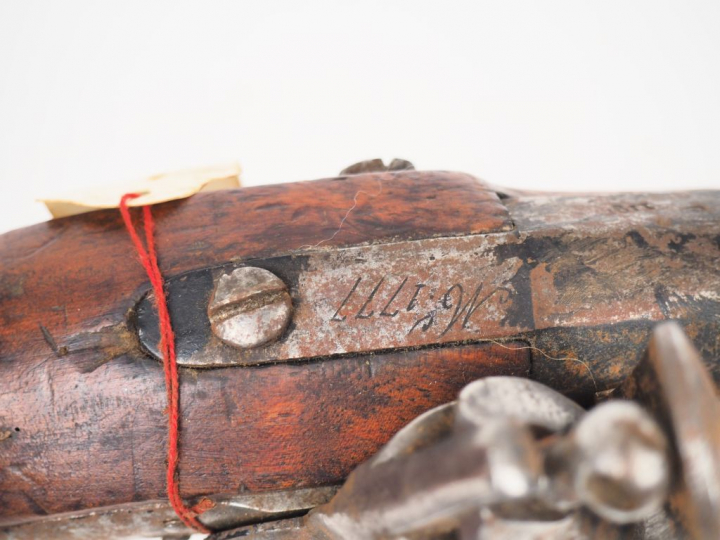 Fusil à silex réglementaire Français, platine signée « Manufacture Imp