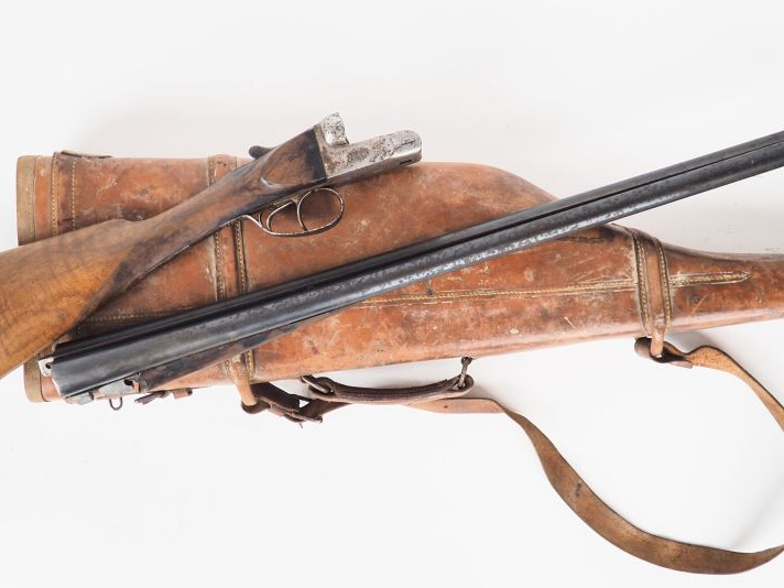 Fusil juxtaposé belge calibre 12/65 à éjecteur, système Anson, arme n°