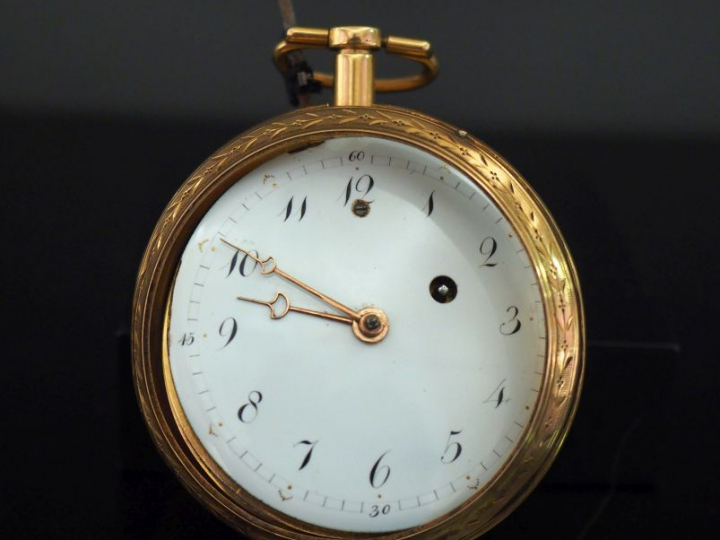 A.BEROLLA, à Besançon Montre de gousset fin XVIIIème début XIXème en o