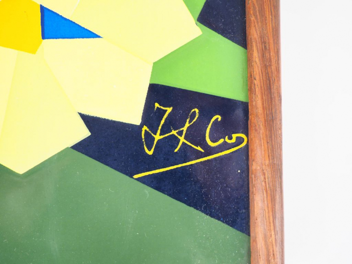JUAN LUIS COUSINO.  "composition florale" Email n° 60/300 Etition Juan