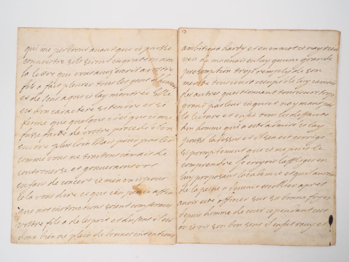 MAINTENON (Françoise d’Aubigné, marquise de). LETTRE AUTOGRAPHE signée