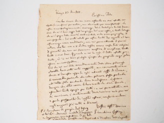 Vente aux enchères ROSSINI (Gioachino). LETTRE AUTOGRAPHE SIGNÉE adressée à Tito Ricordi.