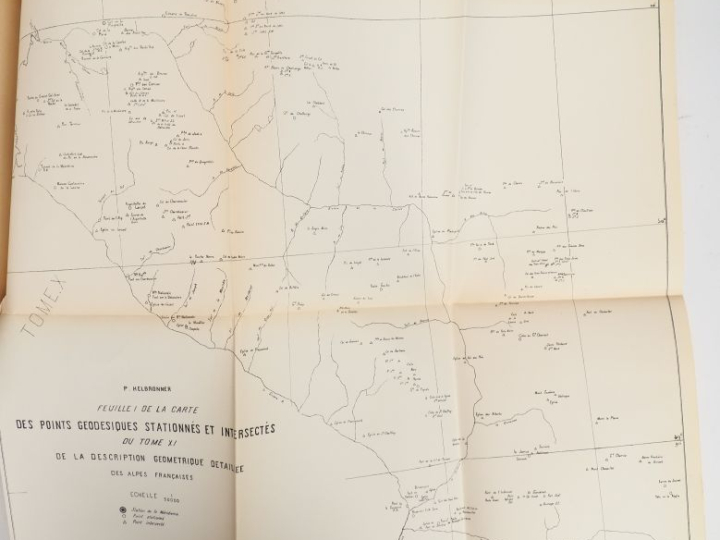 [ALPES]. HELBRONNER (Paul). DESCRIPTION GÉOMÉTRIQUE DÉTAILLÉE DES ALPE