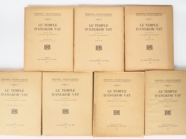 [ANGKOR]. [FINOT (Louis)]. LE TEMPLE D’ANGKOR VAT. Tome II. Paris et B