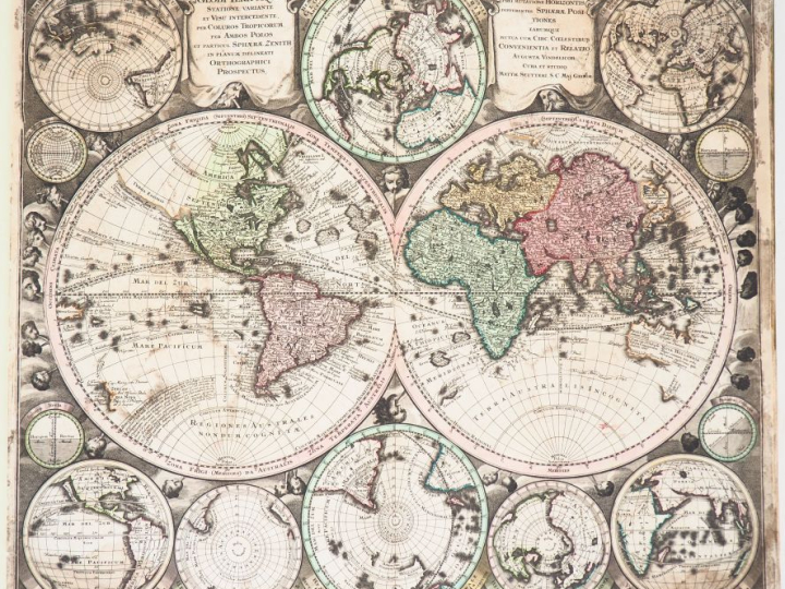 [ATLAS]. SEUTTER (Matthias). DIVERSI GLOBI TERR-AQUEI STATIONE VARIANT