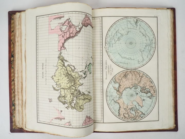 	[ATLAS]. MALTE-BRUN - MENTELLE. ATLAS DE LA GÉOGRAPHIE UNIVERSELLE an