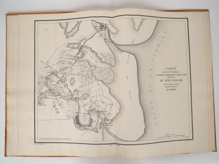 [ATLAS]. RANDON (Comte). ATLAS DE L'EXPÉDITION DE CHINE EN 1860. Dépôt