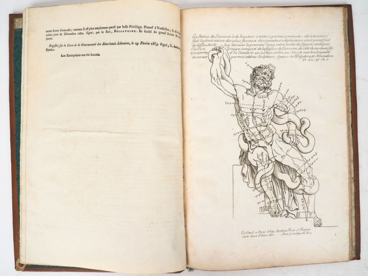 AUDRAN (Girard). LES PROPORTIONS DU CORPS HUMAIN, mesurées sur les plu