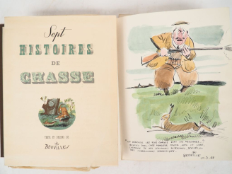 Vente aux enchères BEUVILLE (G.). SEPT HISTOIRES DE CHASSE. P., Éditions de la Nouvelle F