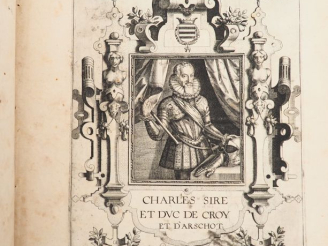 Vente aux enchères [BIE (J. de)]. LIVRE CONTENANT LA GÉNÉALOGIE ET DESCENTE DE CEUX DE LA