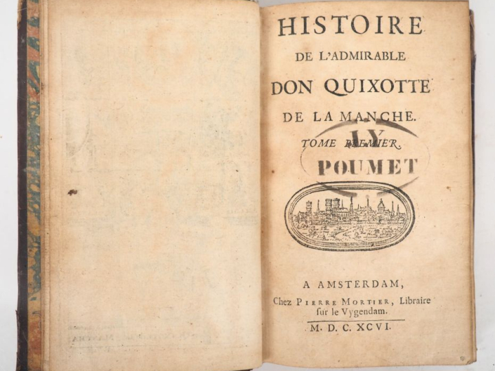 CERVANTÈS (M. de). HISTOIRE DE L’ADMIRABLE DON QUIXOTTE DE LA MANCHE. 
