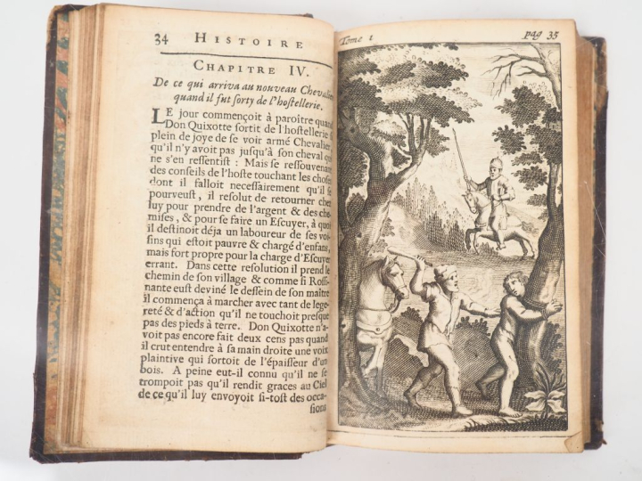 CERVANTÈS (M. de). HISTOIRE DE L’ADMIRABLE DON QUIXOTTE DE LA MANCHE. 
