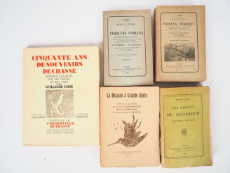 Vente aux enchères [CHASSE - OISEAUX]. BLASS (A.) LES OISEAUX DU CHASSEUR. Leurs mœurs, l