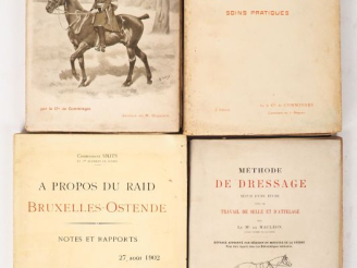 Vente aux enchères [CHASSE - CHEVAL]. COMMINGES (Comte). LE CHEVAL DE SELLE EN FRANCE. (1