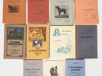 Vente aux enchères [CHASSE - CHIEN]. BOURBON (A.). Nos bassets français. [1913] – MÉGNIN 