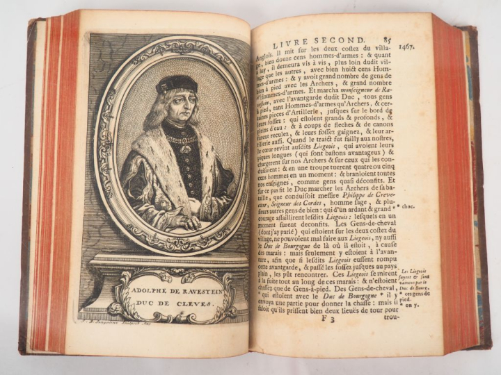 COMMINES (Ph. de). MÉMOIRES. Bruxelles, Foppens, 1723. 5 volumes petit