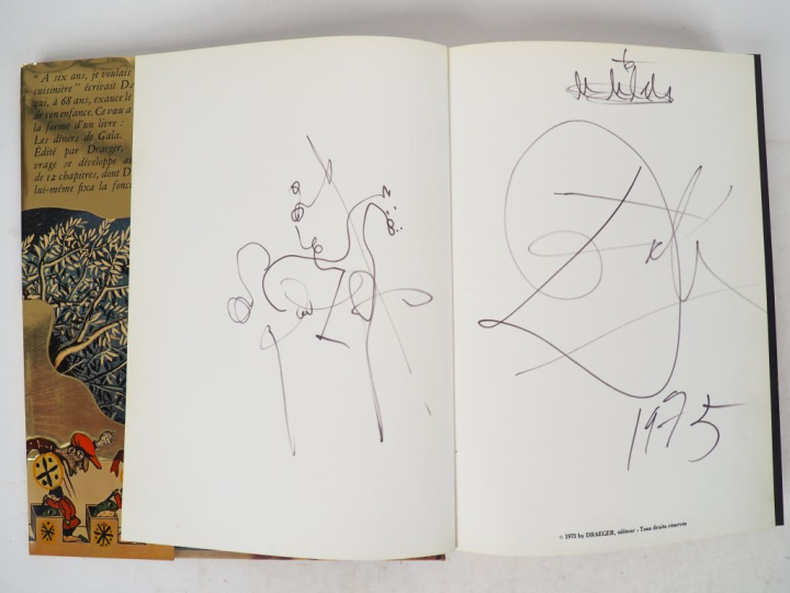 DALI (S.). LES DINERS DE GALA. P., Draeger, 1973. Grand in-4 toile de 