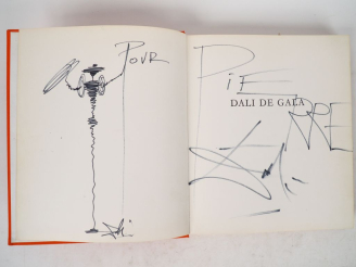 Vente aux enchères [DALI]. DESCHARNES (R.). DALI DE GALA. Edita Lausanne - Paris, La Bibl