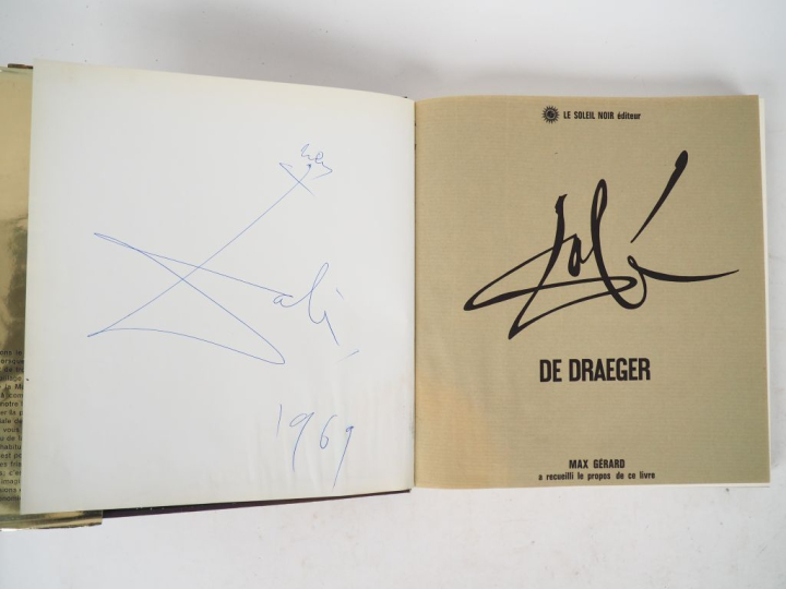 DALI (S.). DALI DE DRAEGER. P., Draeger, 1968. Grand in-4 toile de l’é