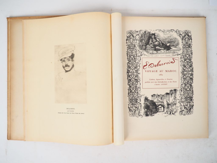 DELACROIX (Eug.). VOYAGE AU MAROC 1832. Paris, Les Beaux-Arts, 1930. G