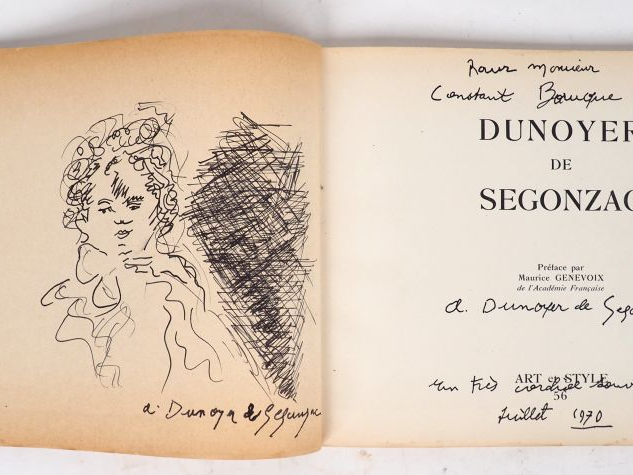 DUNOYER DE SEGONZAC. Préface de Maurice Genevoix. Art et Style, 1960. 
