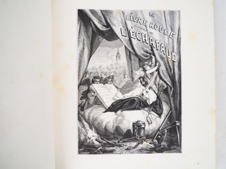 DUPRAY DE LA MAHÉRIE. LE LIVRE ROUGE. Histoire de l’échafaud en France