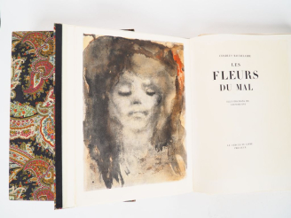 Vente aux enchères [FINI (L.)]. BAUDELAIRE (Ch.). LES FLEURS DU MAL. Le Cercle du Livre P