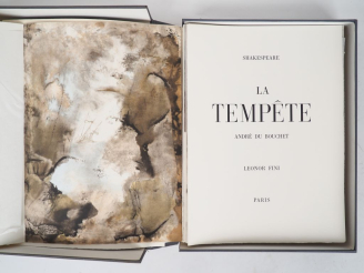 Vente aux enchères [FINI (L.)]. SHAKESPEARE. LA TEMPÊTE. P., Pour le compte d’un amateur,