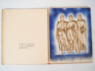 Vente aux enchères GOETHE. PROLOGUE DANS LE CIEL (Faust). Traduction de Gérard de Nerval.