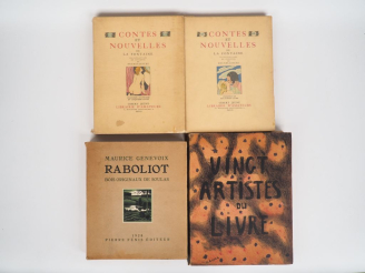 Vente aux enchères [ILLUSTRÉS]. LA FONTAINE. CONTES ET NOUVELLES. P., Gibert jeune, 1937-