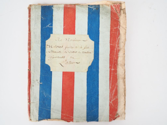 Vente aux enchères [LA FAYETTE (Marquis de)]. PROCÈS-VERBAL DE LA CONFÉDÉRATION DES FRANÇ